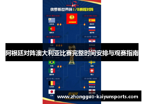 阿根廷对阵澳大利亚比赛完整时间安排与观赛指南 阿根廷对阵澳大利亚比赛完整时间安排与观赛指南